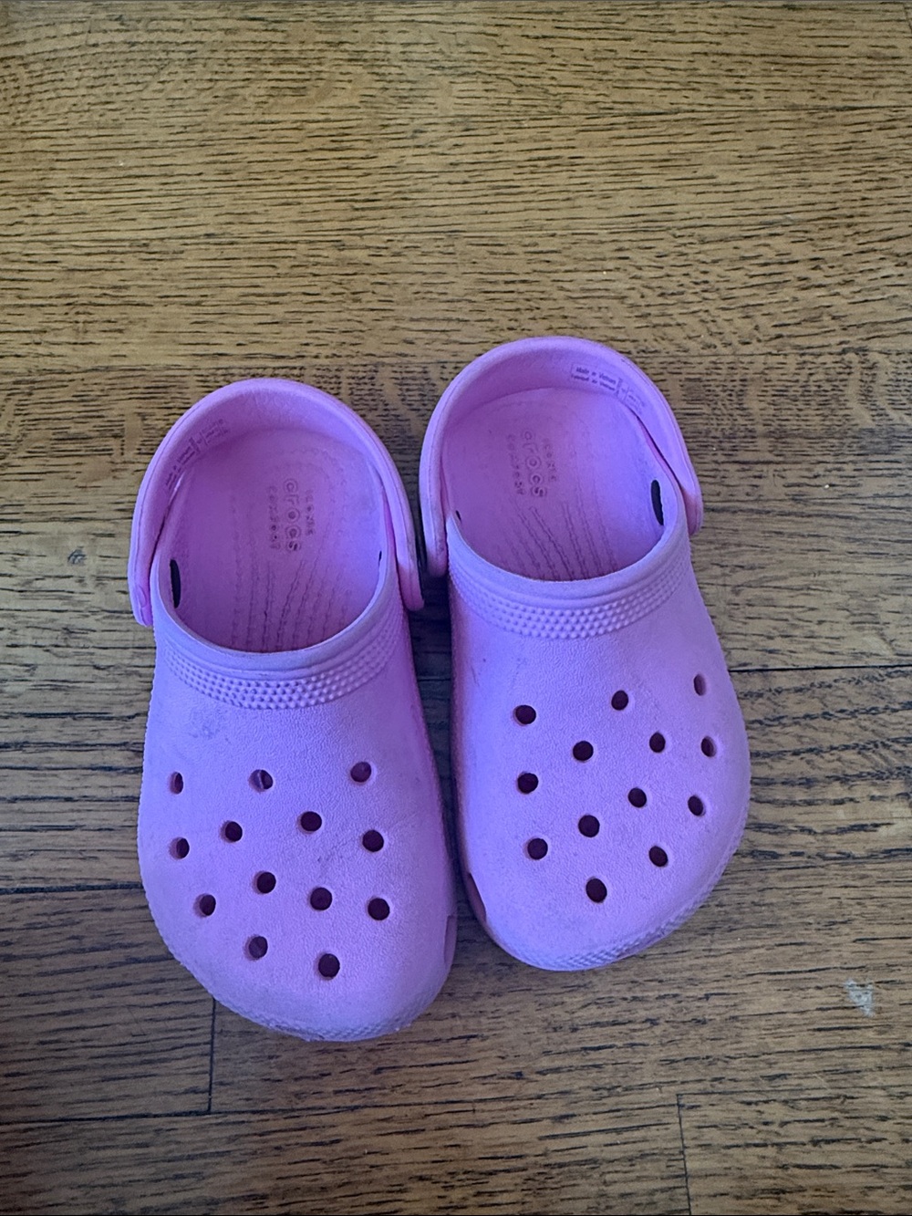 Kids Pink Crocs - Lightweight Slip-On Shoes